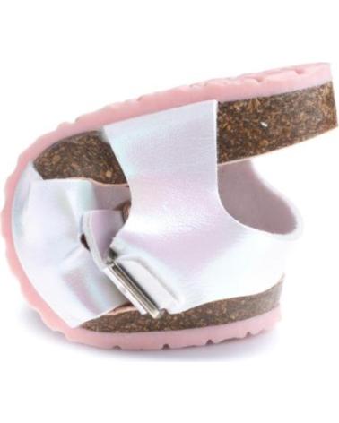 PABLOSKY SANDALIA BIO CON HEBILLAS PARA NINA 428300 COLOR IZADO METAL