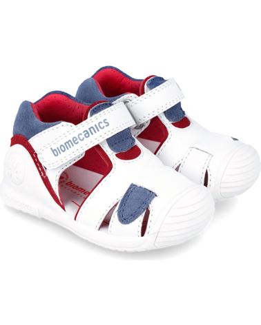 Sandales pour Garçon BIOMECANICS SANDALIA 242124 URBAN PRIMEROS PASOS BLANCO