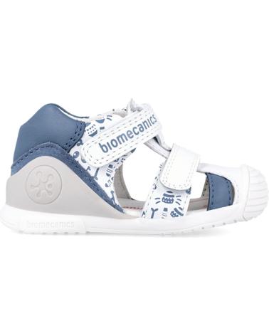 Bebé de Menino BIOMECANICS SANDALIAS PRIMEROS PASOS 242127 ESTAMPADO BLANCO