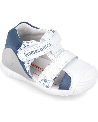 boy Infant BIOMECANICS SANDALIAS PRIMEROS PASOS 242127 ESTAMPADO BLANCO
