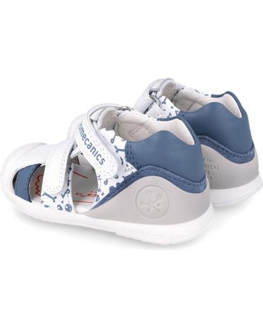 boy Infant BIOMECANICS SANDALIAS PRIMEROS PASOS 242127 ESTAMPADO BLANCO