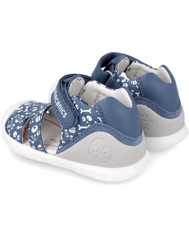 Bébé pour Fille et Garçon BIOMECANICS SANDALIA PRIMEROS PASOS ESTAMPADO 242128 PETROL