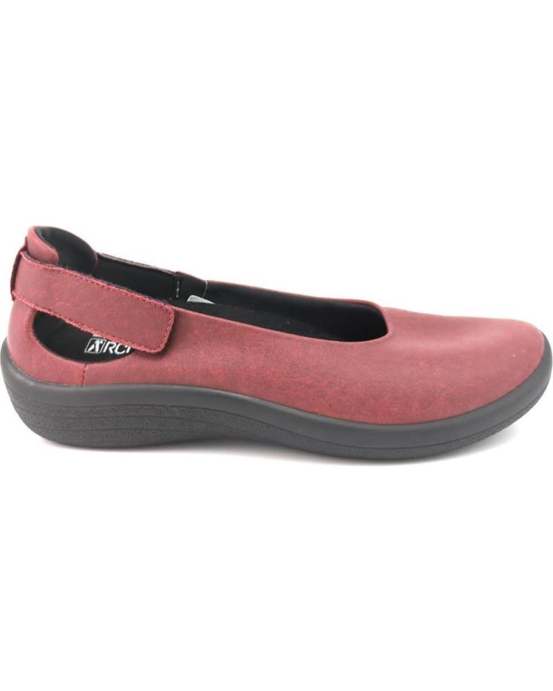 Zapatos de Mujer ARCOPEDICO JASMUND LICRA ROJA ROJO