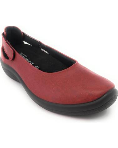 Zapatos de Mujer ARCOPEDICO JASMUND LICRA ROJA ROJO
