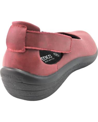 Zapatos de Mujer ARCOPEDICO JASMUND LICRA ROJA ROJO