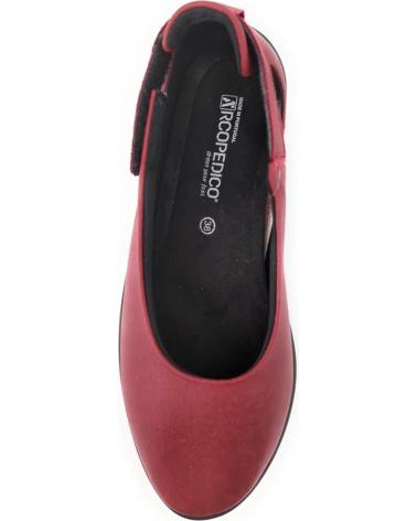 Zapatos de Mujer ARCOPEDICO JASMUND LICRA ROJA ROJO