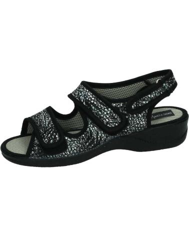 D`CUTILLAS ZAPATILLAS DE CASA DOCTOR CUTILLAS 21794 AUTOADHERENTE NEGRO