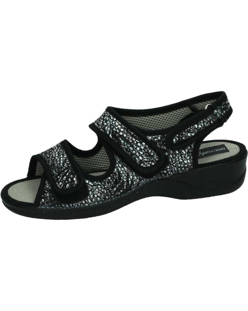 D`CUTILLAS ZAPATILLAS DE CASA DOCTOR CUTILLAS 21794 AUTOADHERENTE NEGRO