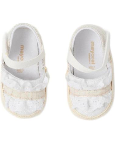 Neonato per Bambina MAYORAL BEBE 9741 MERCEDITAS BEBE BLANCO