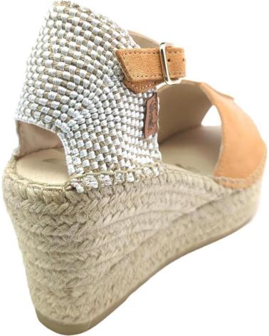 Sandalias de Mujer VIDORRETA TILO 35800 NUBUCK NA NARANJA