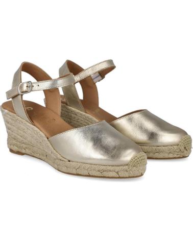 Sandales pour Femme L&R SHOES ARTE EN TUS PIES 540 ALPARGAAS ESPARTO MUJER ORO