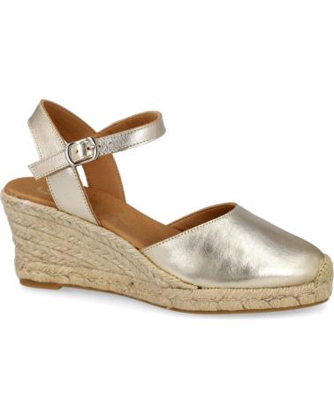 Sandali per Donna L&R SHOES ARTE EN TUS PIES 540 ALPARGAAS ESPARTO MUJER ORO