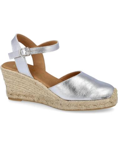 Sandalen für Damen BUBBLE BOBBLE ARTE EN TUS PIES 540 ALPARGAAS ESPARTO MUJER PLATA
