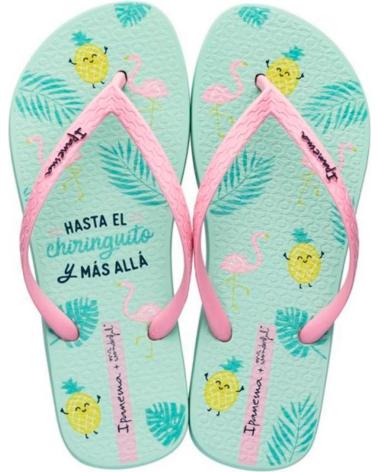 Chinelos de Menina IPANEMA 83079 CHANCLAS DE PLAYA PARA NIÑA VERDE