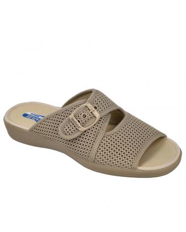 Sandalen für Damen DEVALVERDE 1186 ZAPATILLAS ABIERTAS DE CASA MUJER ARENA