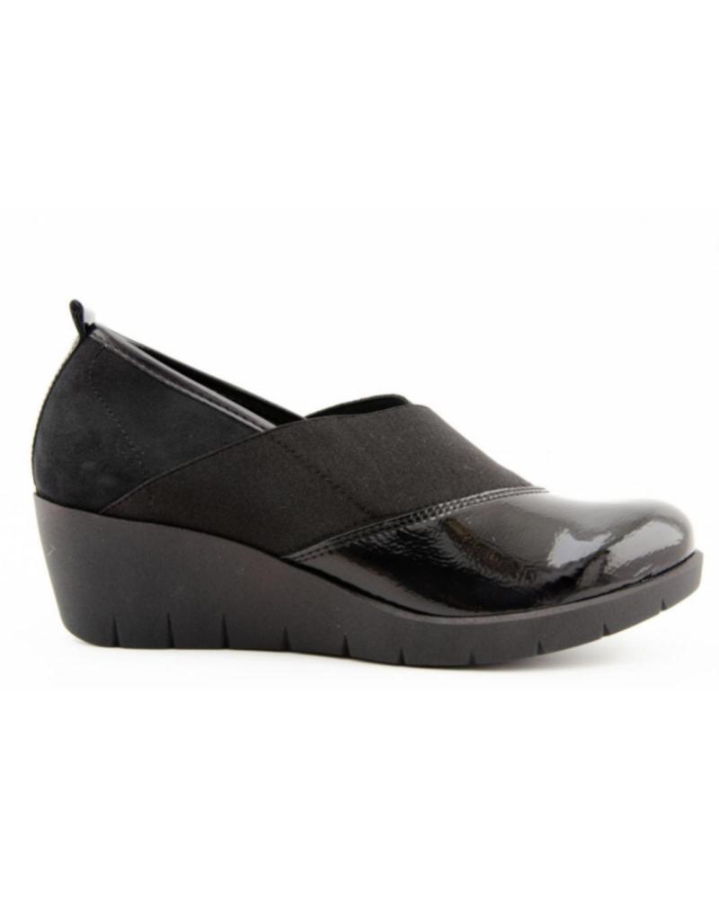 Zapatos de cuña de Mujer MOMEN ZAPATOS CUNA MUJER NEGRO