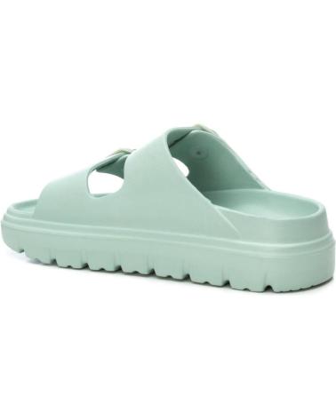 XTI CHANCLA DE GOMA CON HEBILLAS PARA MUJER 142550 COLOR AQUA VERDE
