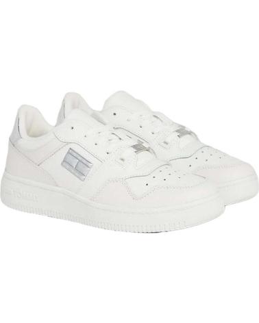 Sapatilhas de Mulher TOMMY HILFIGER ZAPATILLA MUJER TJW RETRO BASKET MIRROR LOGO YBL