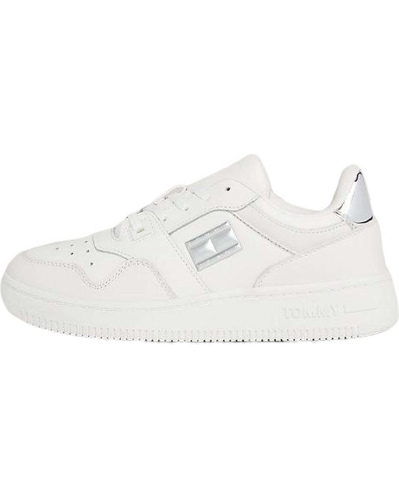 Sapatilhas de Mulher TOMMY HILFIGER ZAPATILLA MUJER TJW RETRO BASKET MIRROR LOGO YBL