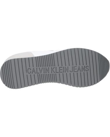 Zapatillas deporte de Hombre CALVIN KLEIN YM0YM00746 RETRO RUNNER 01S WHITE OYSTER MUSHROOM