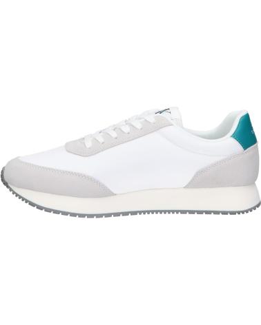 Zapatillas deporte de Hombre CALVIN KLEIN YM0YM00746 RETRO RUNNER 01S WHITE OYSTER MUSHROOM