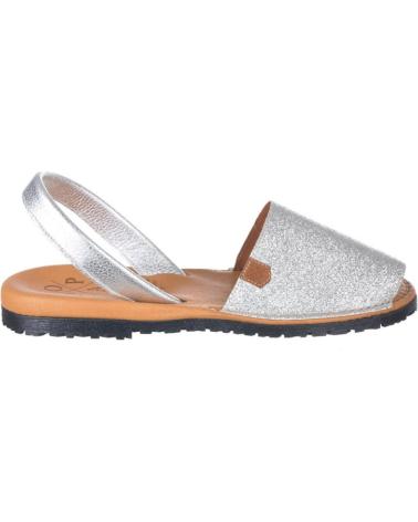 Sandalen-De-Mujer-POPA-SANDALIAS-PLANAS-CALIFORNIA-MUJER-PLATA-PLATEADO