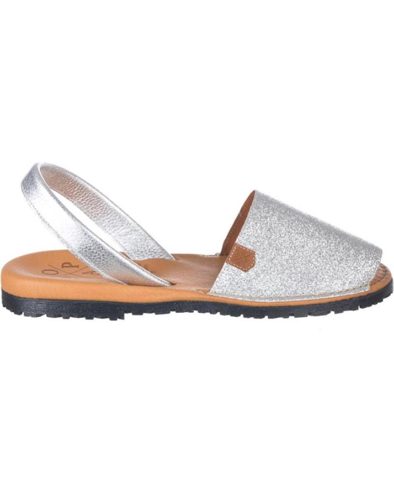 Sandalen-De-Mujer-POPA-SANDALIAS-PLANAS-CALIFORNIA-MUJER-PLATA-PLATEADO