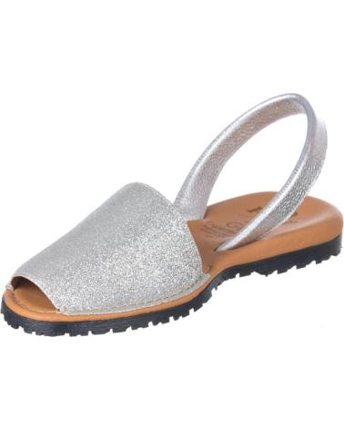 Sandalen-De-Mujer-POPA-SANDALIAS-PLANAS-CALIFORNIA-MUJER-PLATA-PLATEADO