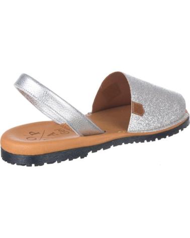 Sandalen-De-Mujer-POPA-SANDALIAS-PLANAS-CALIFORNIA-MUJER-PLATA-PLATEADO