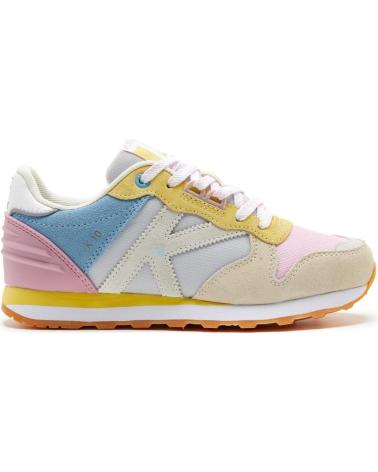 Zapatillas deporte de Mujer KELME - DEPORTIVAS MUJER CASUAL ROSA AZUL K-10 BEIG