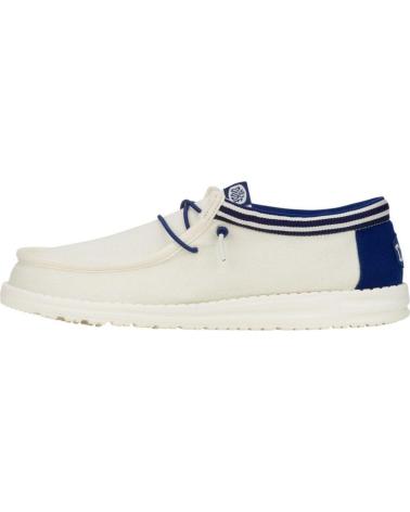 Nauticos de Hombre HEY DUDE HOMBRE MOCASINES WALLY LETTERMAN BLANCO AZUL VARIOS COLORES