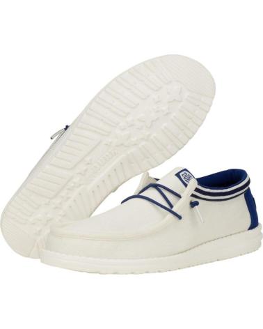 Nauticos de Hombre HEY DUDE HOMBRE MOCASINES WALLY LETTERMAN BLANCO AZUL VARIOS COLORES