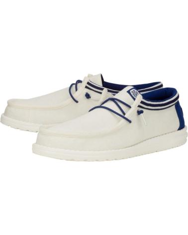 Nauticos de Hombre HEY DUDE HOMBRE MOCASINES WALLY LETTERMAN BLANCO AZUL VARIOS COLORES