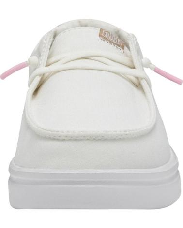 Mocasines de Mujer HEY DUDE MUJER MOCASINES WENDY RISE SPARK WHITE VARIOS COLORES