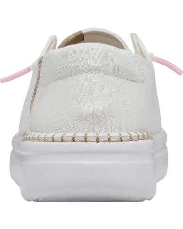 Mocasines de Mujer HEY DUDE MUJER MOCASINES WENDY RISE SPARK WHITE VARIOS COLORES