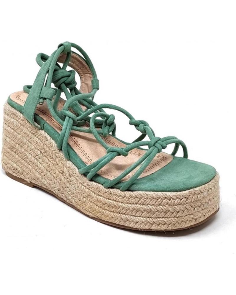 Sandalias de Mujer BUBBLE BOBBLE ALPARGATAS DE ESPARTO KISS KISS VARIOS M2214 VERDE