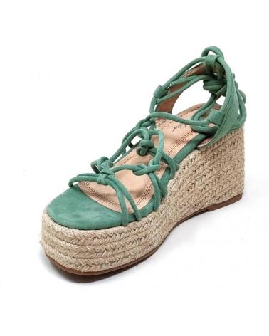 Sandalias de Mujer BUBBLE BOBBLE ALPARGATAS DE ESPARTO KISS KISS VARIOS M2214 VERDE