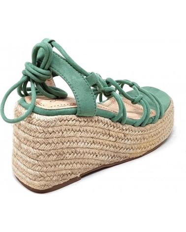 Sandalias de Mujer BUBBLE BOBBLE ALPARGATAS DE ESPARTO KISS KISS VARIOS M2214 VERDE