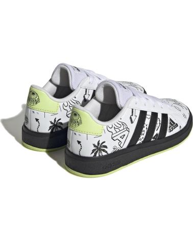 Esportes  de Menina e Menino ADIDAS DEPORTIVO NINOS GRAND COURT 2 0K IG4853 BLANCO
