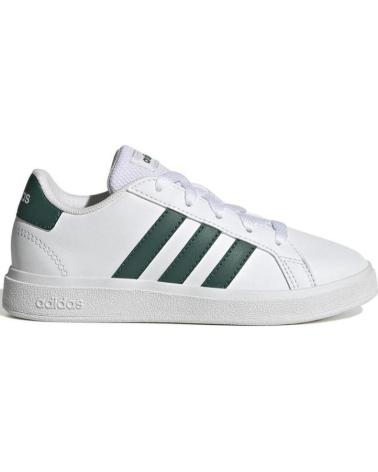 Esportes  de Menina e Menino ADIDAS DEPORTIVO NINOS GRAN COURT 2 0 K -VERDE IG4830 BLANCO
