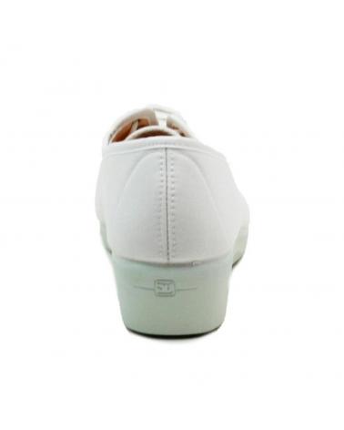 Calzado de casa de Mujer DEVALVERDE 792 ZAPATILLA DE CORDON BLANCO
