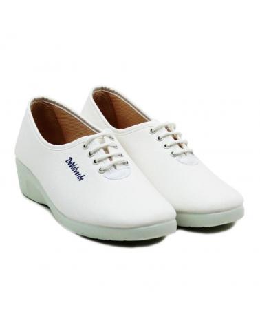 Calzado de casa de Mujer DEVALVERDE 792 ZAPATILLA DE CORDON BLANCO