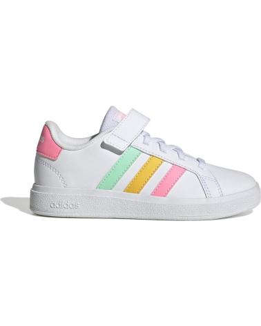 Deportivas-De-Niña-ADIDAS-DEPORTIVOS-GRAN-COURT-2-0-HP8913-BLANCO-MULTICOLOR