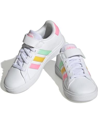 Deportivas-De-Niña-ADIDAS-DEPORTIVOS-GRAN-COURT-2-0-HP8913-BLANCO-MULTICOLOR