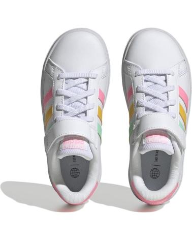 Deportivas-De-Niña-ADIDAS-DEPORTIVOS-GRAN-COURT-2-0-HP8913-BLANCO-MULTICOLOR