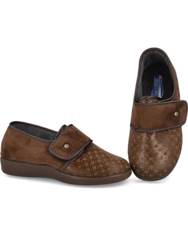 Calzado de casa de Mujer DEVALVERDE 1109 ZAPATILLAS MUJER MARRON