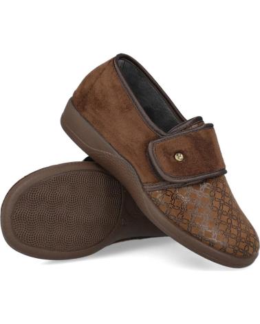 Calzado de casa de Mujer DEVALVERDE 1109 ZAPATILLAS MUJER MARRON