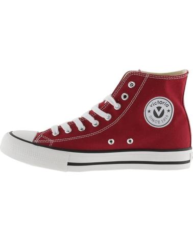 Woman and Man Trainers VICTORIA DEPORTIVA LONA 106500 CARMIN