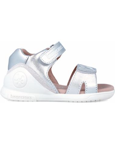 Sandalias de Niña BIOMECANICS SANDALIA PRIMEROS PASOS CORAZONES 242140 PLATA