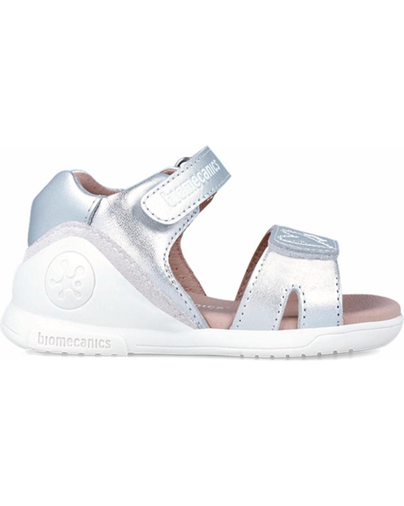 Sandales pour Fille BIOMECANICS SANDALIA PRIMEROS PASOS CORAZONES 242140 PLATA
